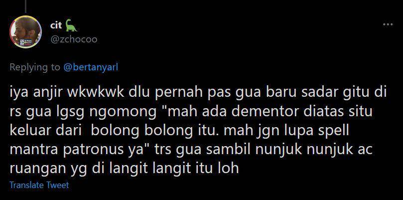 pengalaman lucu netizen pasca operasi (twitter.com/zchocoo)
