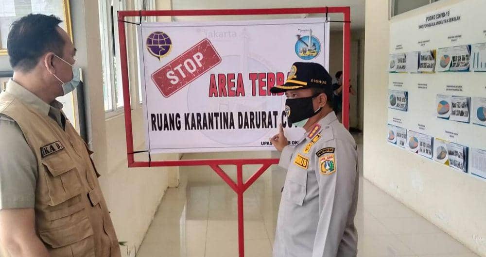 Kantor Bus Sekolah DKI Disulap Jadi Tempat Isolasi OTG COVID-19