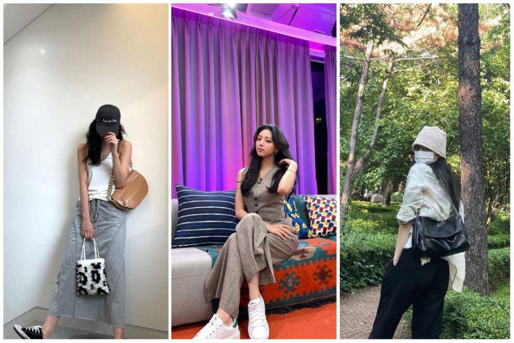 outfit hangout ala Yuna ITZY (instagram.com/itzy.all.in.us)