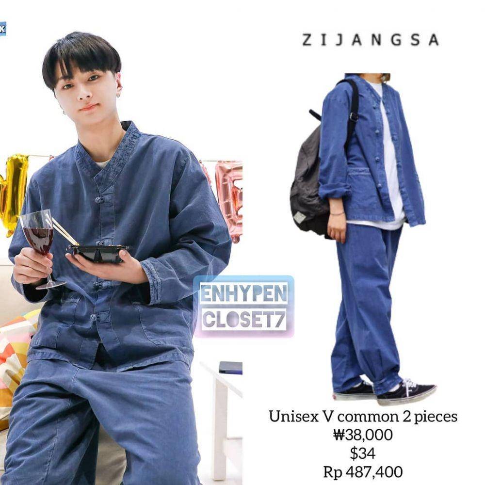 Harga outfit Jay ENHYPEN (instagram.com/enhypen_closet7)