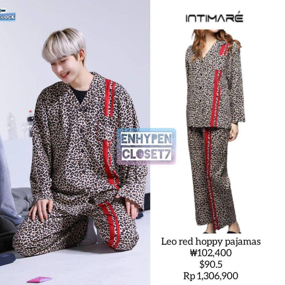 Harga baju tidur Sunoo Enhypen di EN-O'CLOCK (instagram.com/enhypen_closet7)