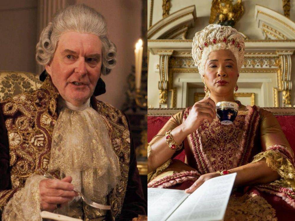 Raja George III dan Ratu Charlotte. (dok.Netflix / Bridgerton | instagram.com/ bridgertonnetflix)