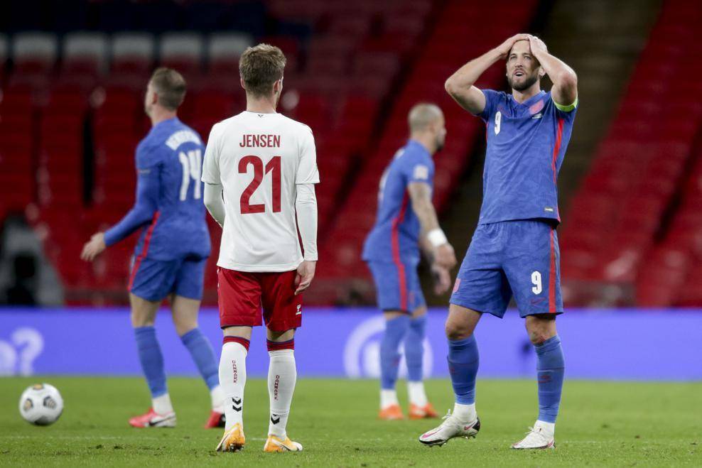 potret Harry Kane saat melawan Timnas Denmark di UEFA Nations League 2020(uefa.com)