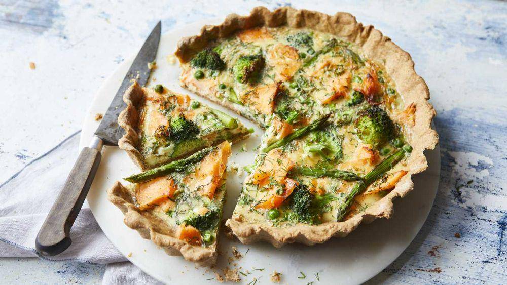 salmon and broccoli quiche (bbc.co.uk)