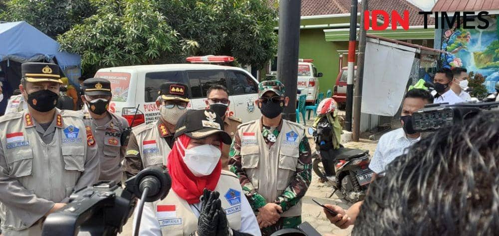 Pemkot Bandar Lampung melakukan PPKM Mikro (IDN Times/Tama Yudha Wiguna)