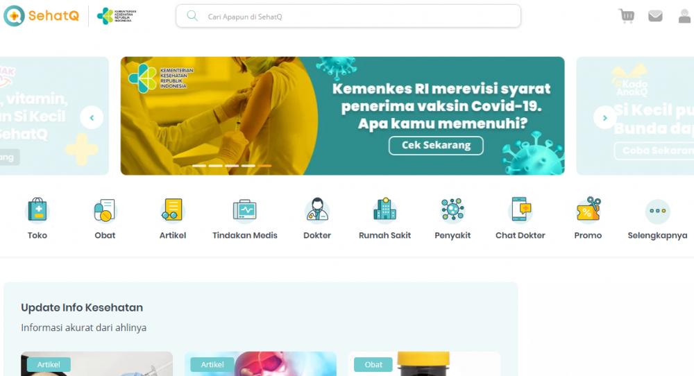 Profil SehatQ, 4.310 Fasilitas Kesehatan Jadi Mitra Telemedicine Ini