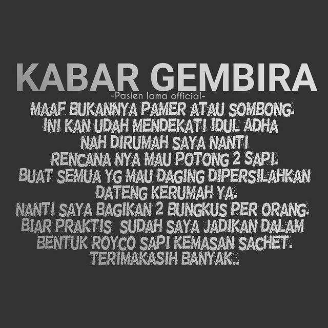 meme hari raya kurban (instagram.com/dagelan.gunungkidul)