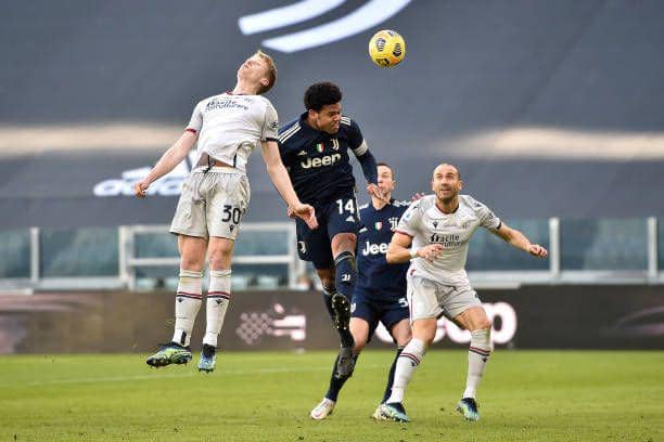 Potret laga Juventus melawan Bologna (footballflame.com.ng)