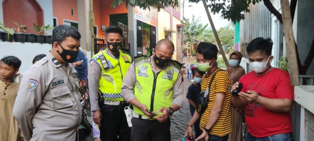 Pemotor Freestyle yang Tabrak Mobil di Makassar Ditilang di Rumahnya