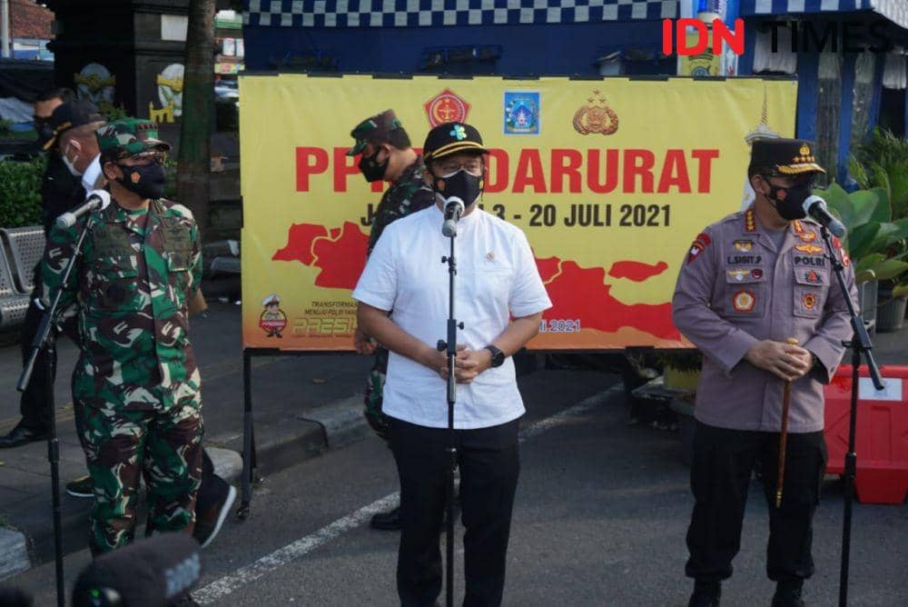 Pemeriksaan di Pos Penyekatan Prambanan. IDN Times/Tunggul Damarjati