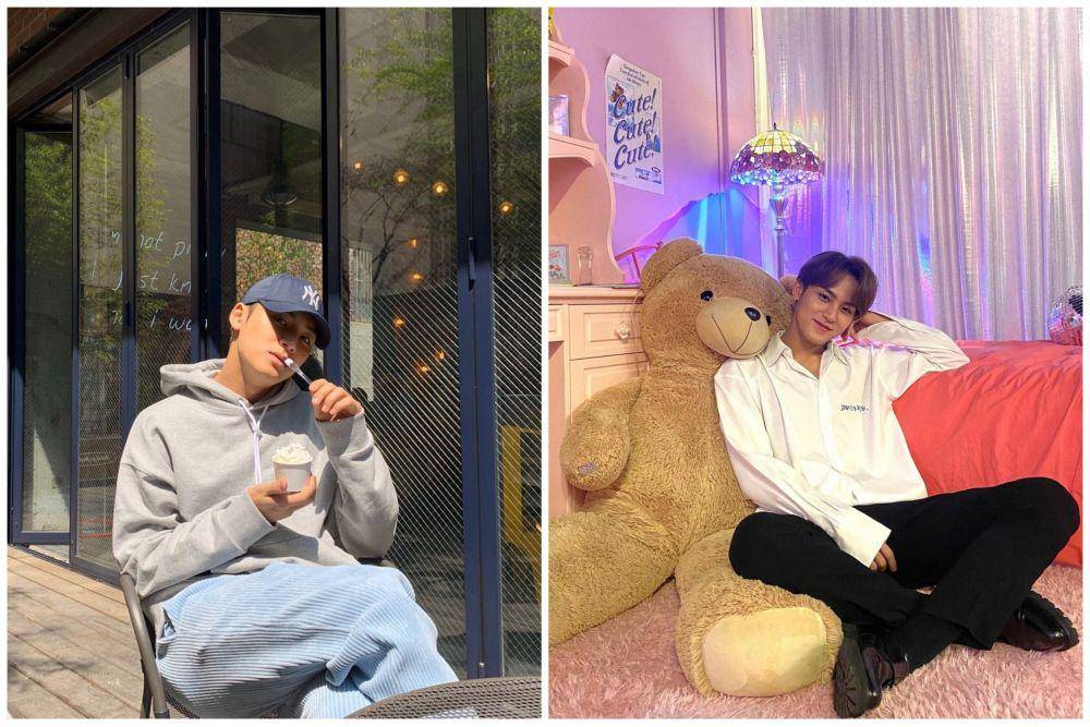 Ide outfit kasual ala Mingyu SVT (Instagram.com/mingyu | Instagram.com/saythename_17)