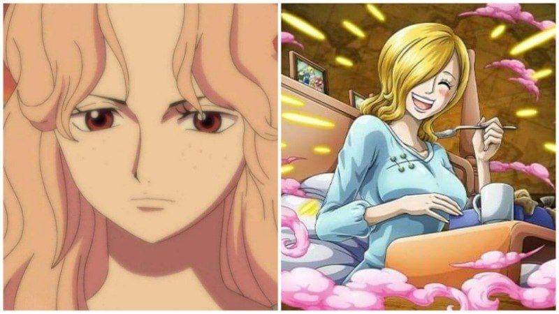 Portgas D. Rouge dan Vinsmoke Sora, dua karakter One Piece yang mati karena sakit. Berbagai sumber