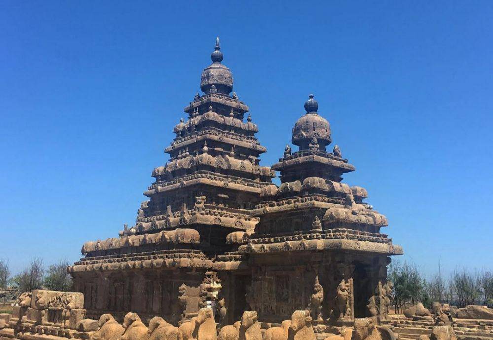 Kelompok Monumen di Mahabalipuram, Tamil Nadu (Instagram.com/onolaysegul)