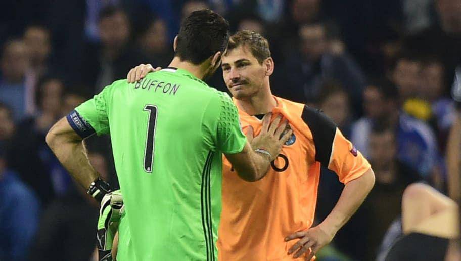 potret Buffon dan Iker Casillas(90min.com)