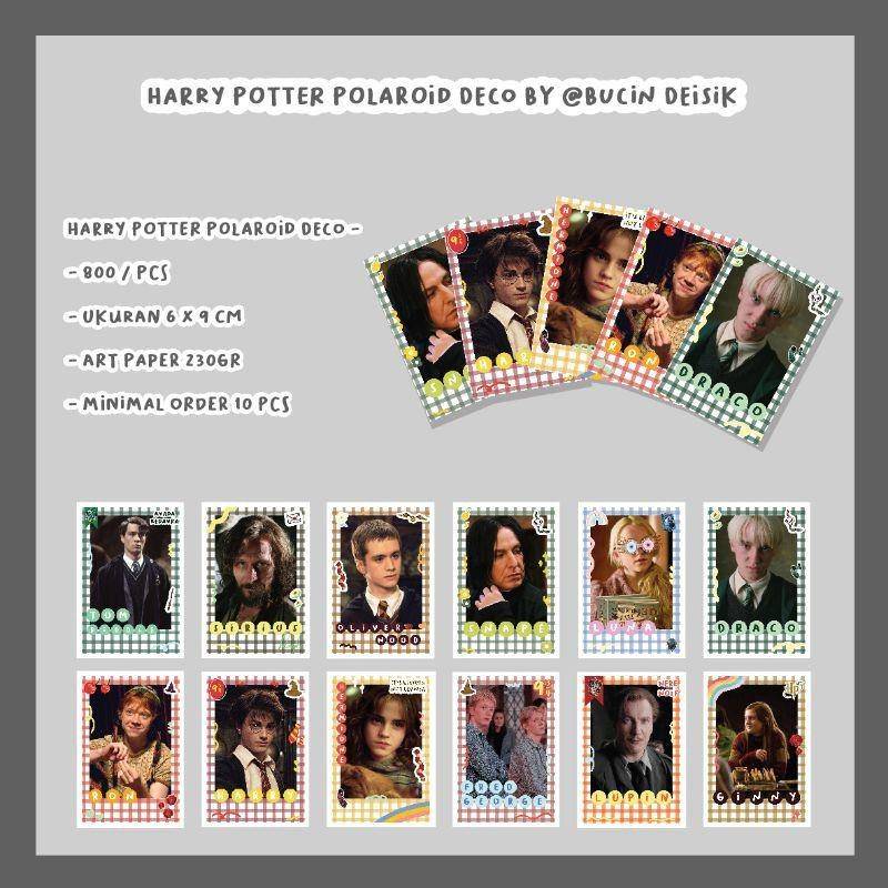 Harry Potter Polaroid Deco (shopee.co.id/syarazahra_)