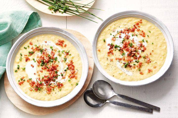 creamy corn soup (www.taste.com.au)