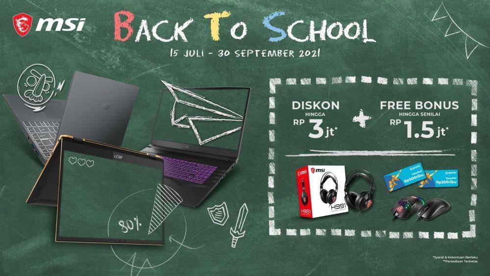 Promo MSI Back to School. (IDN Times/MSI)