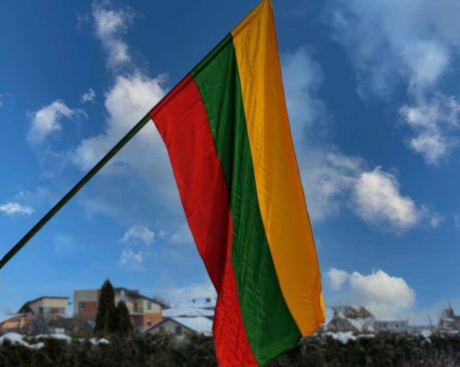Bendera Lithuania di Kaunas. (instagram.com/photos.by.bs)