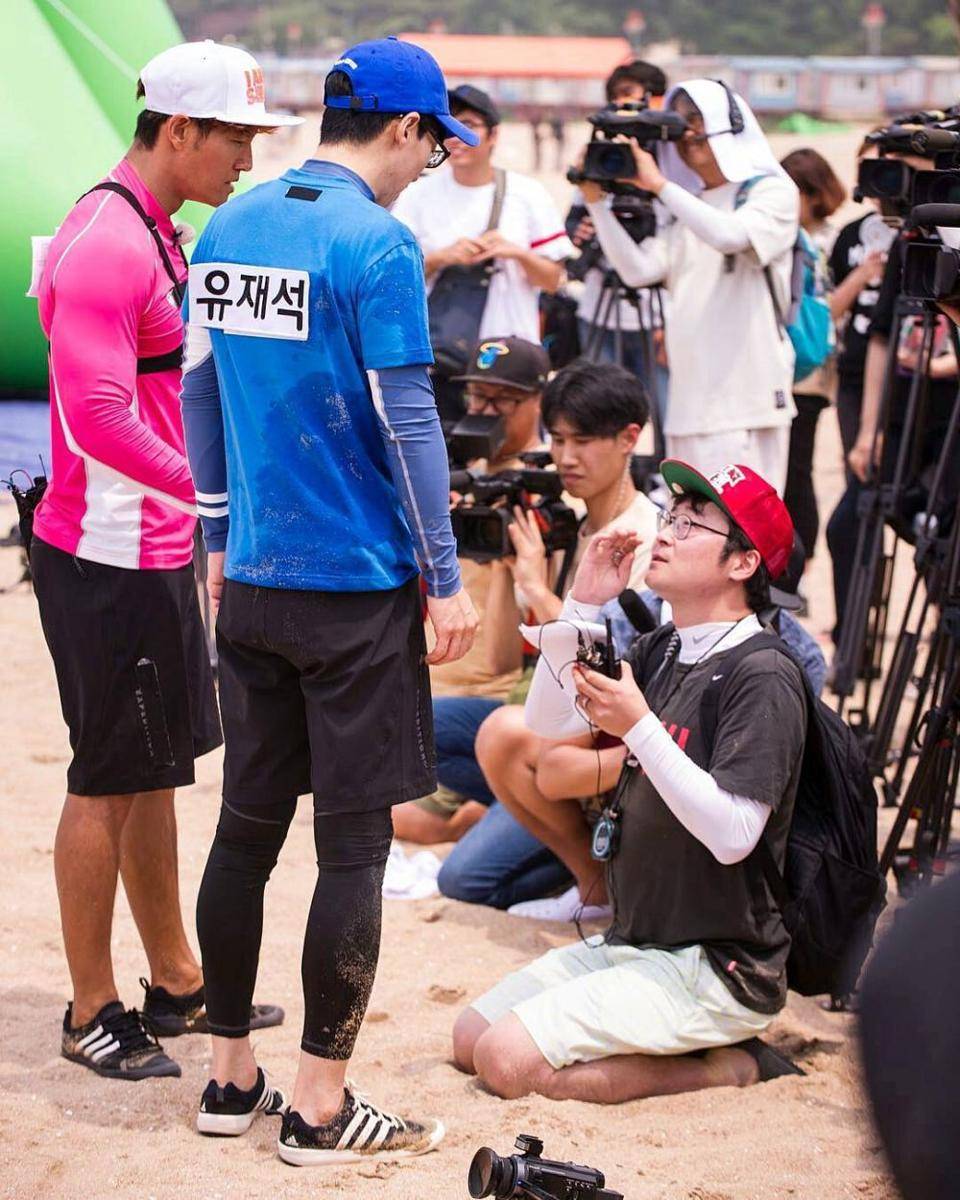 PD Running Man, Yoo Jae Suk, dan Kim Jong Kook (instagram.com/spartacekingdom)