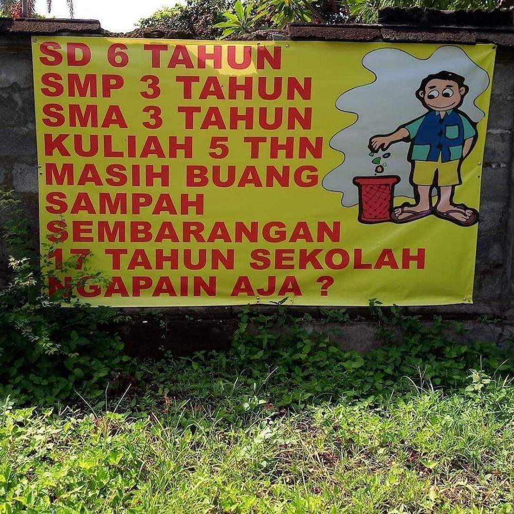 imbauan antimainstream bikin mikir dua kali buat langgar (instagram.com/duhreceh.id)