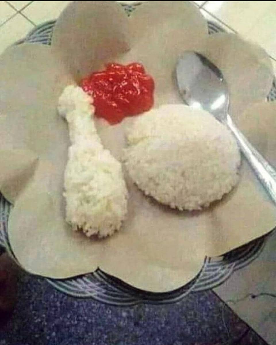 aksi kocak bikin ngakak saat makan (instagram.com/duhreceh.id)