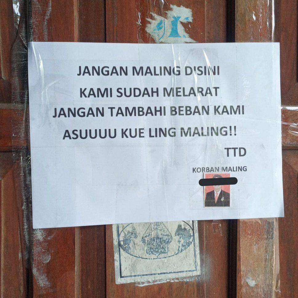 imbauan antimainstream bikin mikir dua kali buat langgar (instagram.com/duhreceh.id)