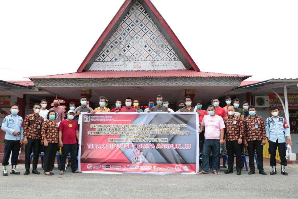 Program Asimilasi, 23 Narapidana Bebas di Simalungun
