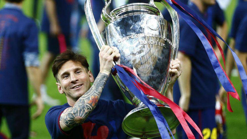 Messi sudah 4 kali menjuarai Liga Champions bersama Barcelona (eurosport.com)