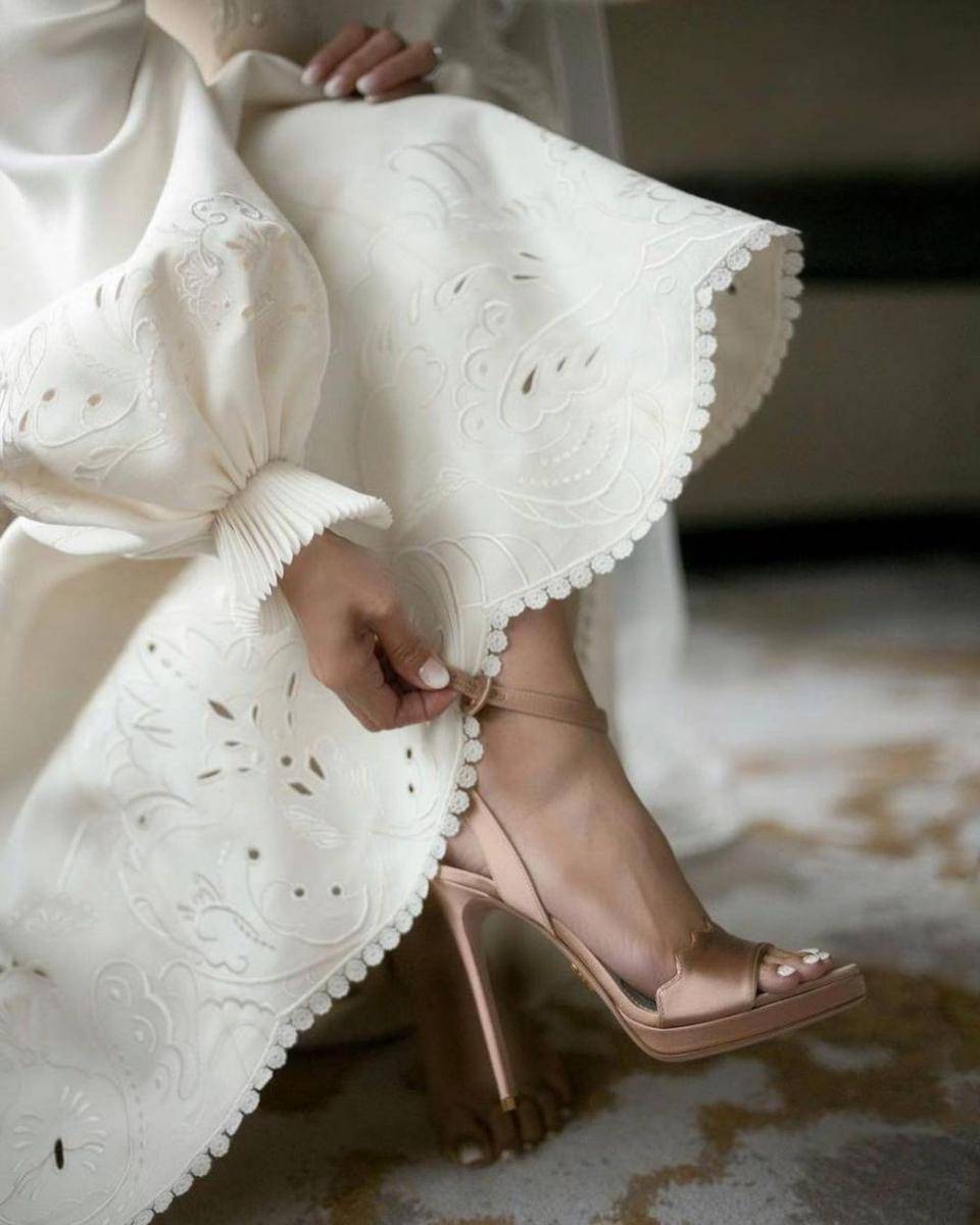 Wedding high heels Ririn Ekawati (instagram.com/ririnekawati)