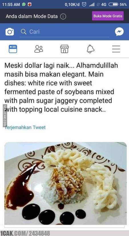 ingin terlihat makan mewah (1cak.com)