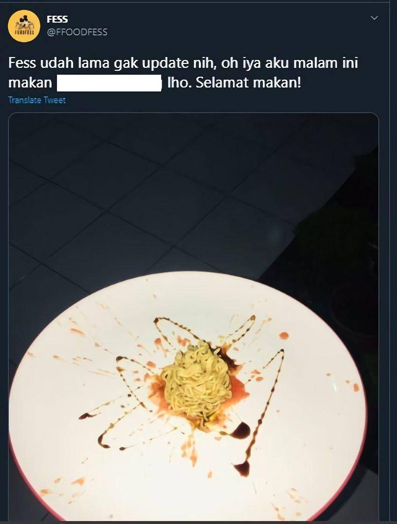ingin terlihat makan mewah (twitter.com/ffoodfess)