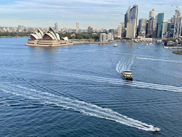 Suasana di sekitar wilayah Sydney, Australia saat sedang lockdown. (Twitter.com/MFKPhotography1)