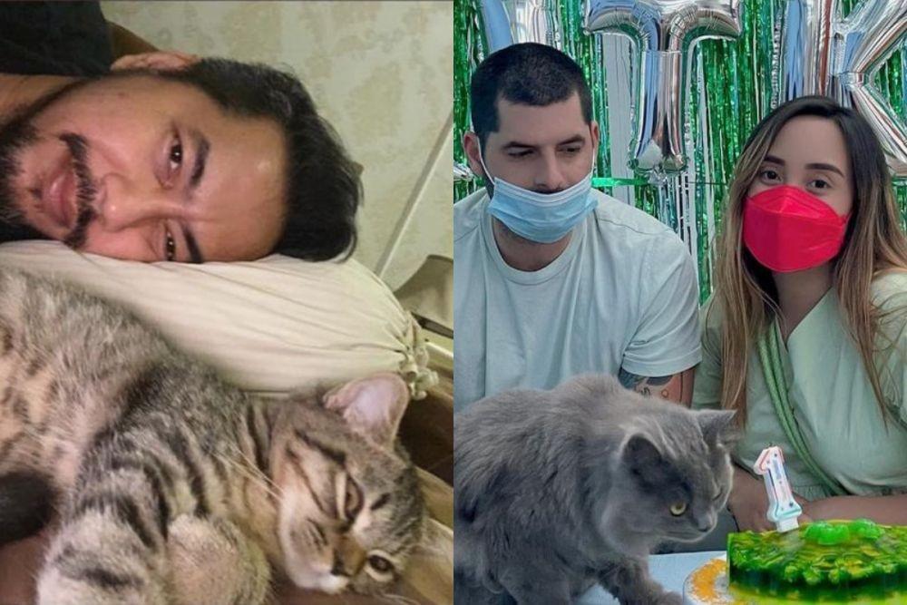 10 Potret Salmafina Sunan dan Keluarga yang Bucin Kucing, Gemes Abis!