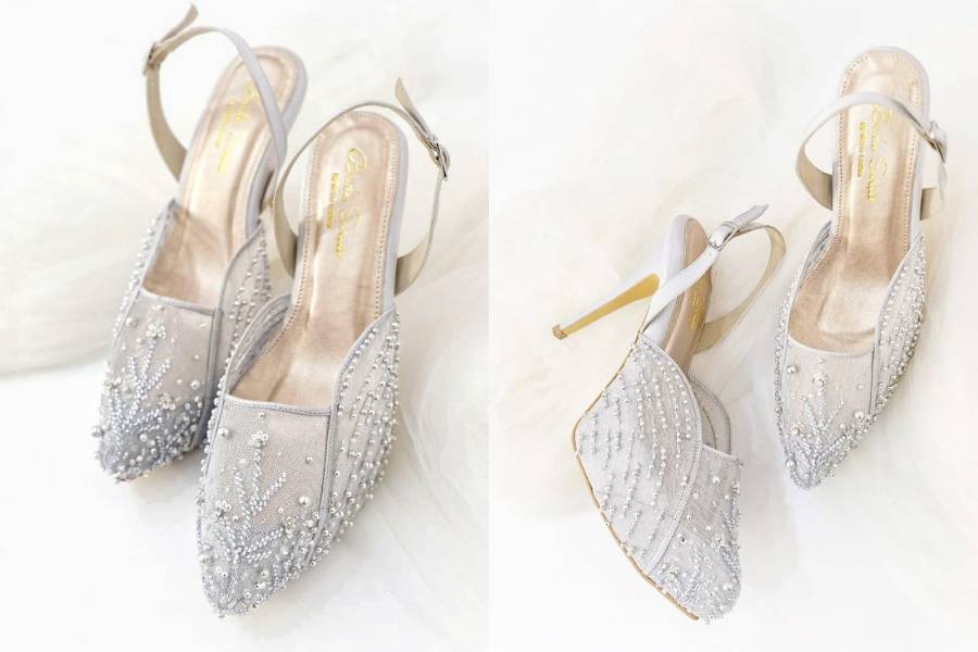 Wedding high heels Syahra Larez (@mindfolkswedding via instagram.com/brideseries)