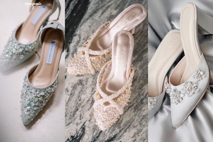 11 Ragam Inspirasi Mules untuk Pertunangan, Memikat dengan Payet!