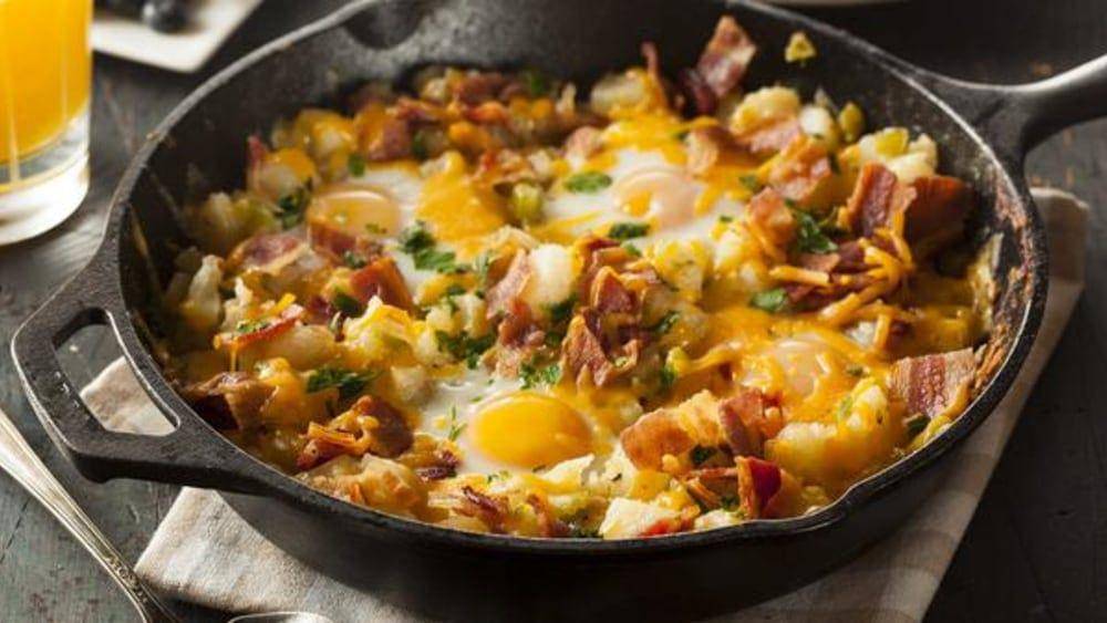 Cheesy egg skillet (unocasa.com)
