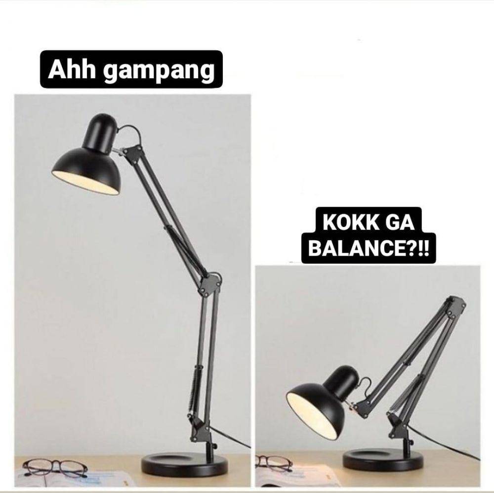meme lampu belajar (twitter.com/babibears)