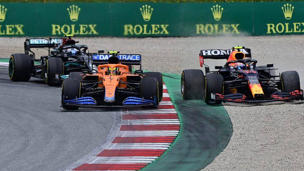 Insiden Norris dan Perez pada GP Austria (formula1.com)