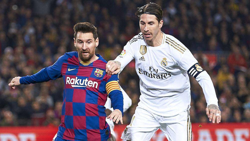 Lionel Messi dan Sergio Ramos (goal.com)