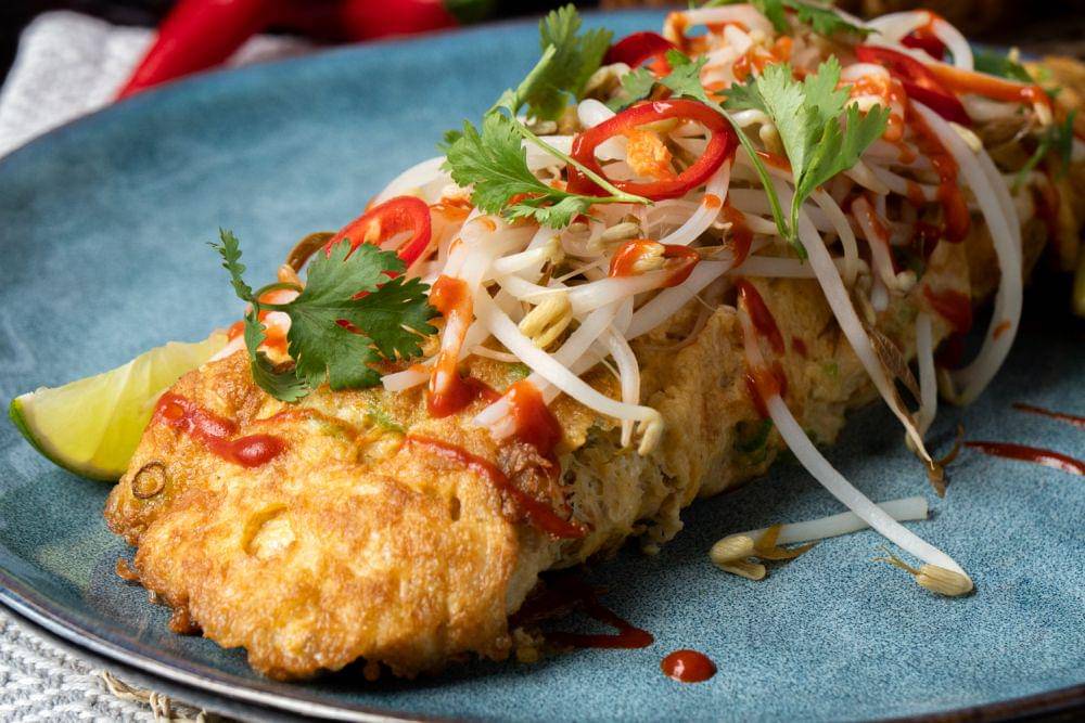 Thai crab omelette (asianinspirations.com.au)