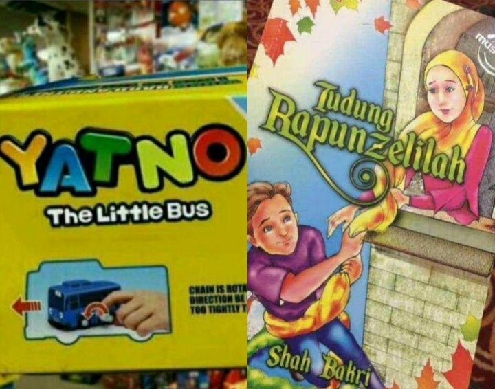10 Pelesetan Nama Karakter Animasi pada Barang Tiruan, Ngakak!