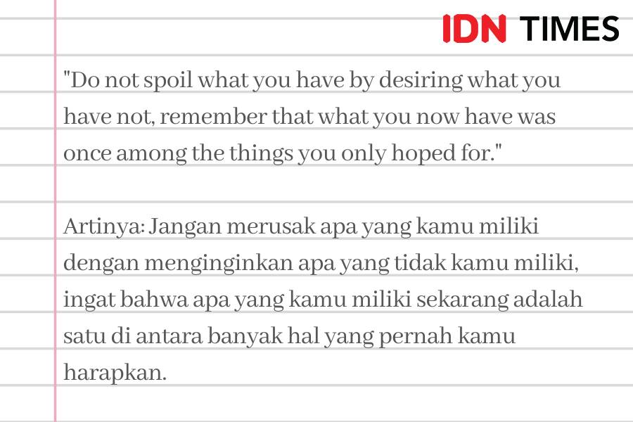 Quotes Bahasa Inggris tentang bersyukur (IDN Times/M. Tarmizi Murdianto)
