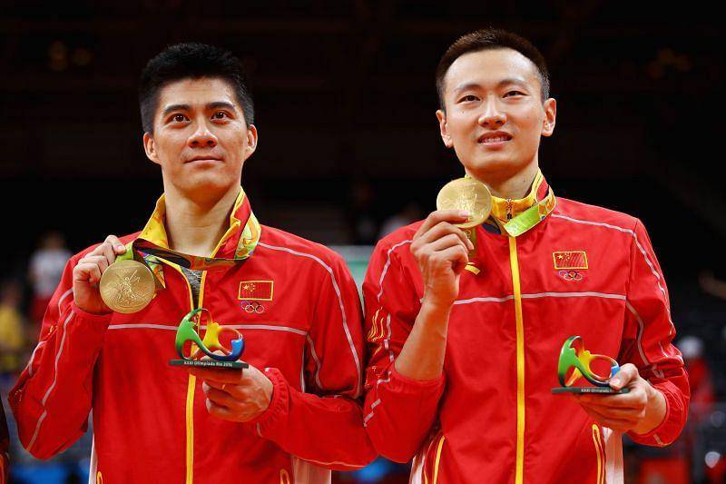 Fu Haifeng/Zhang Nan pada Olimpiade Rio 2016 (sportskeeda.com)