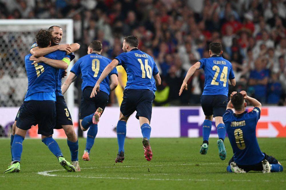 Italia keluar sebagai juara Piala Eropa 2020. (Twitter/@EURO2020).