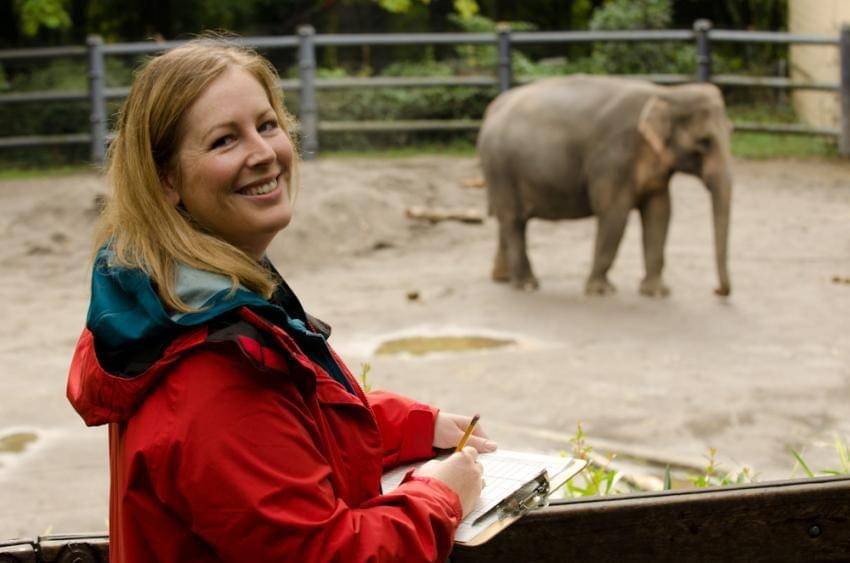 ilustrasi meneliti perilaku hewan (oregonzoo.org)