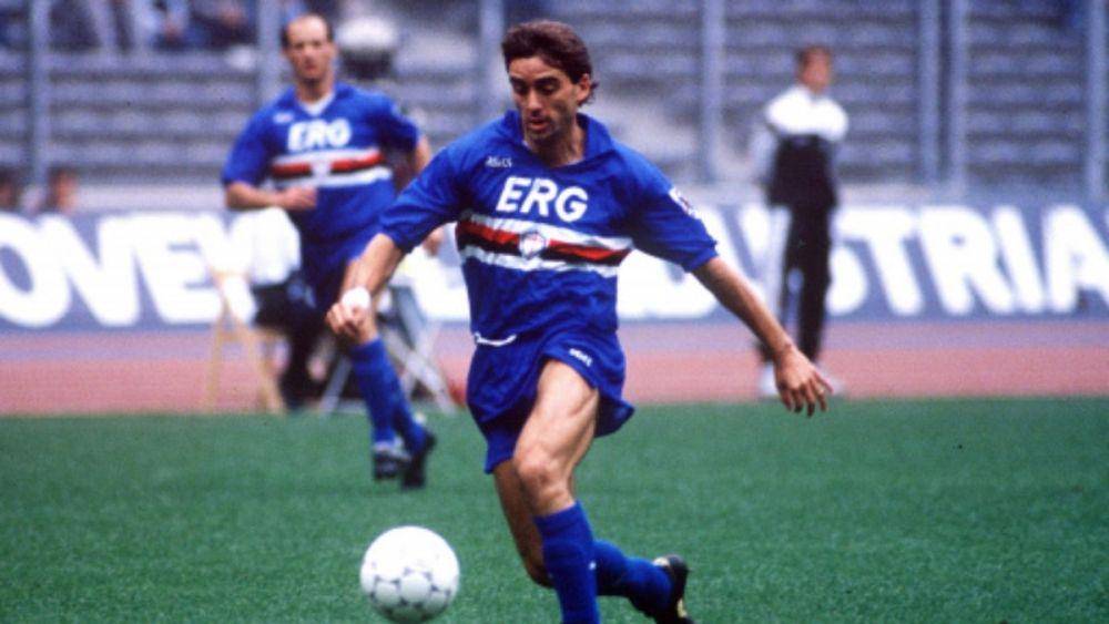 Roberto Mancini ketika berkarier sebagai pemain (sportmob.com)