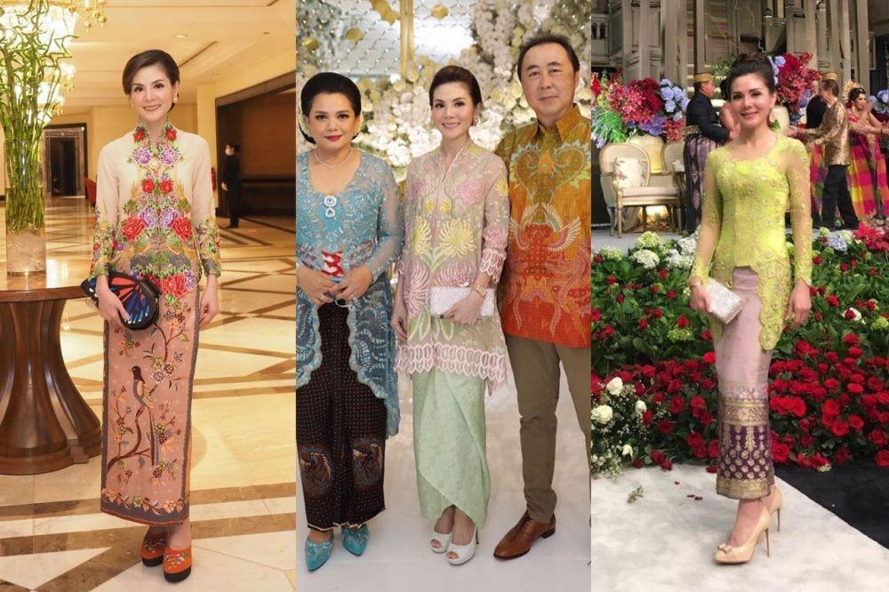 9 Inspirasi Kebaya Kondangan Margaret Vivi, Pesona Anggun ala Sultan