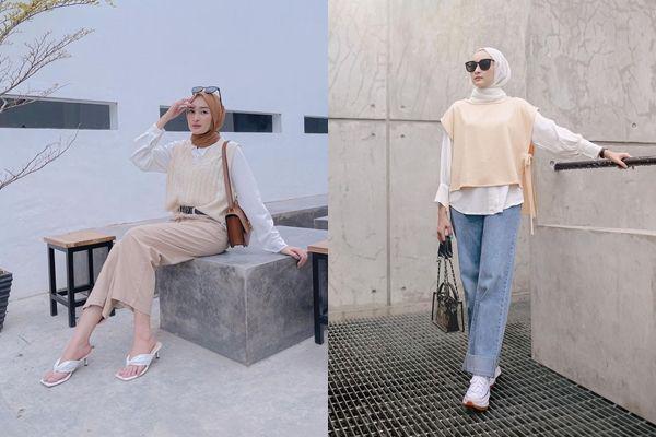 10 Padu Padan Outfit dengan Vest ala Ingrid Yulika, Trendi dan Chic!