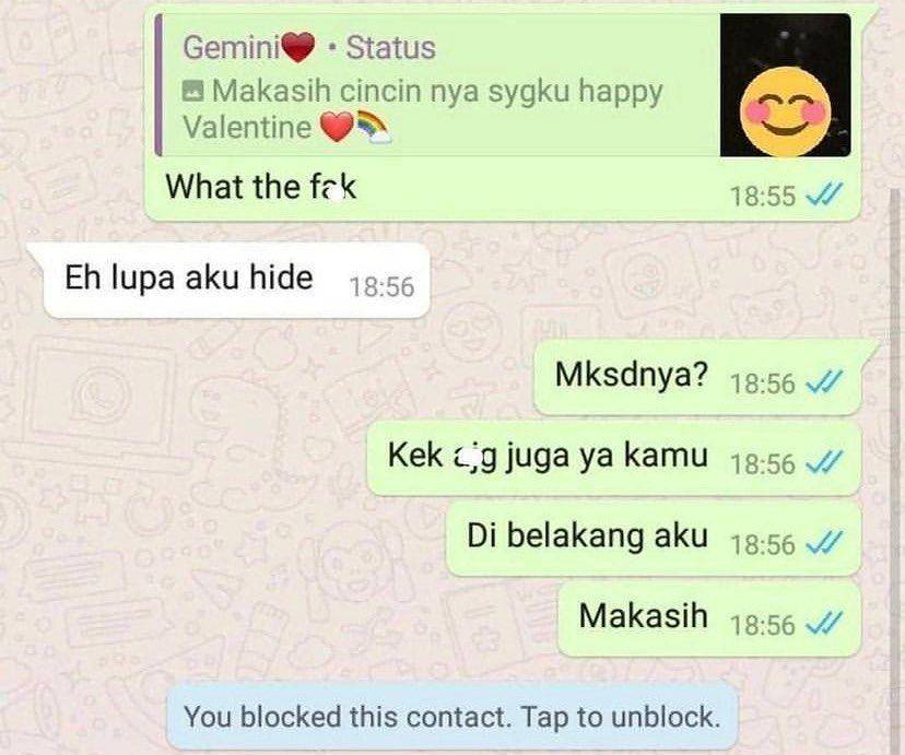 gak sengaja salah kirim chat (instagram.com/ngakakdulu_id)