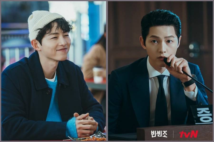 Song Joong Ki berperan ganda di Vincenzo. (instagram.com/tvndrama.official)